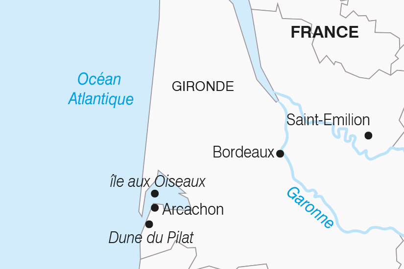 Where Arcachon Sits in the Bordeaux Region