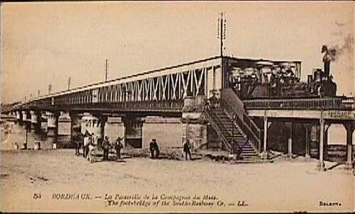 Passerelle Eiffel Bordeaux History