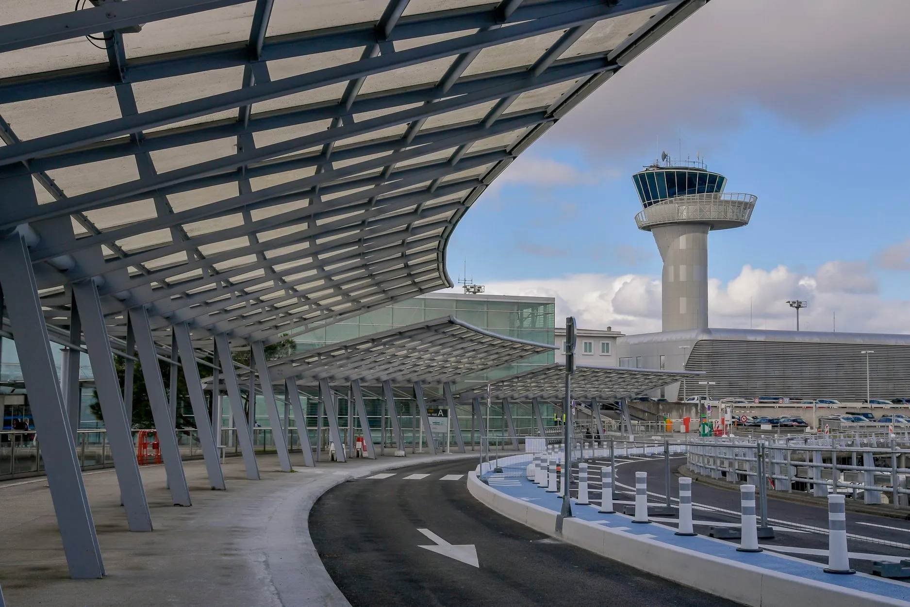 Where is Bordeaux Airport located?