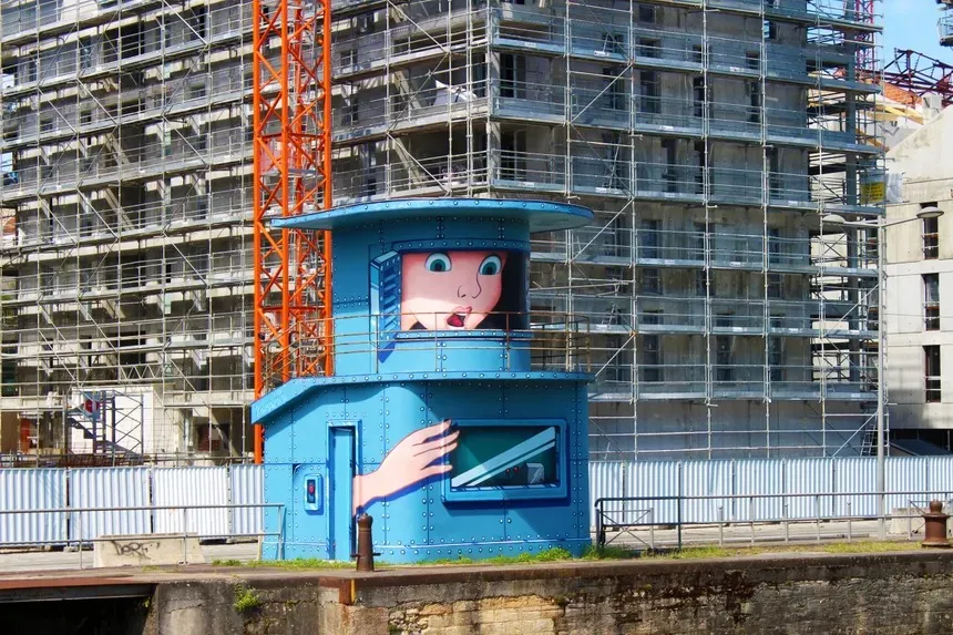 2.Les Bassins à Flot: Industrial Walls with Maritime Memories