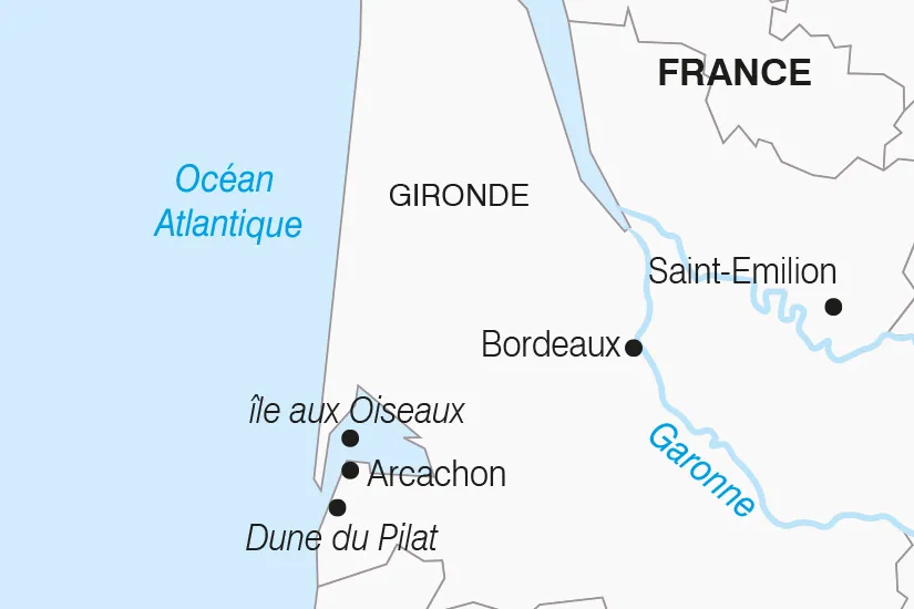 Where Arcachon Sits in the Bordeaux Region
