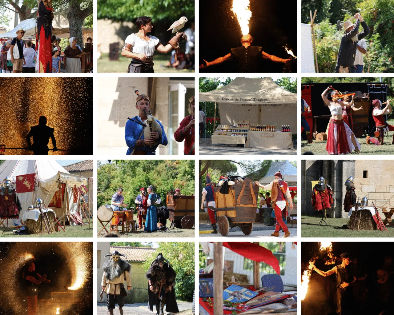 The rhythm of the festival weekend,