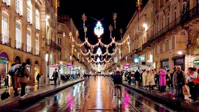 Christmas Lights Across Bordeaux
